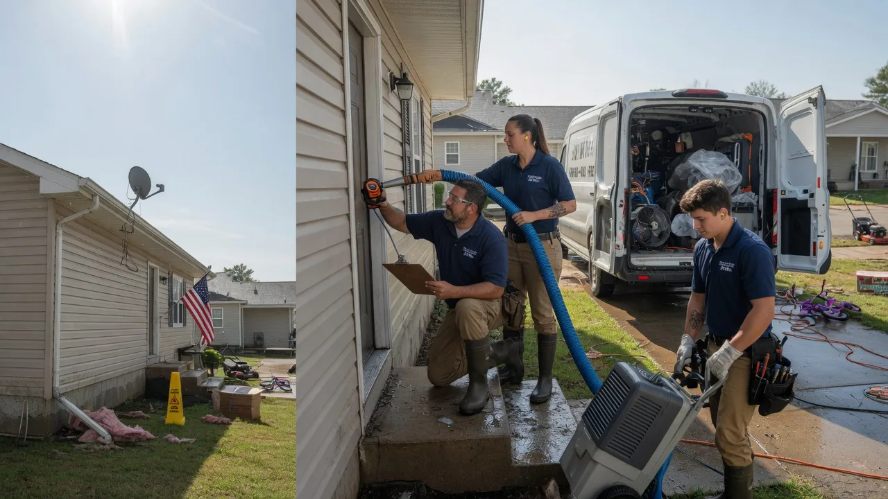 Ceiling Water Damage Restoration in San Pierre, IN near me